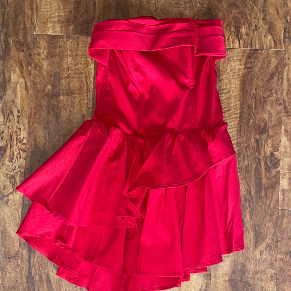 Lucy in the Sky Corset Red Dress